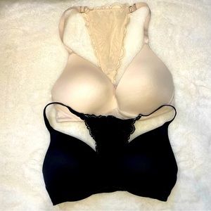 Aerie 2 pack wireless racerback bras 32D